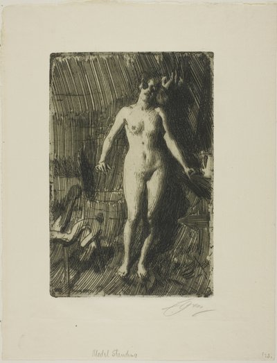 Standing Model by Anders Leonard Zorn
