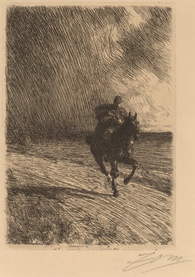 Storm by Anders Leonard Zorn