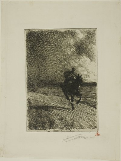 Storm by Anders Leonard Zorn