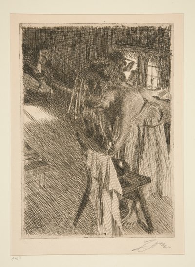Sunday Morning by Anders Leonard Zorn