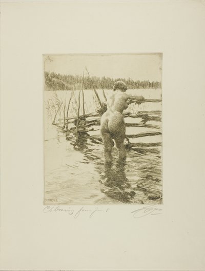 The Fence by Anders Leonard Zorn