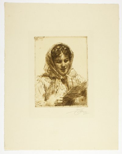 The Letter by Anders Leonard Zorn