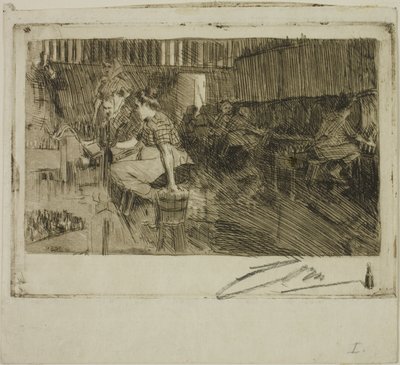 The Little Brewery by Anders Leonard Zorn