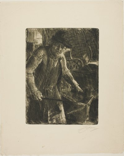 The Master-Smith by Anders Leonard Zorn