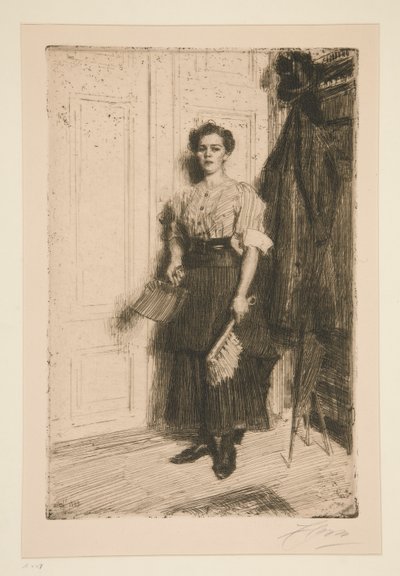 The New Maid by Anders Leonard Zorn