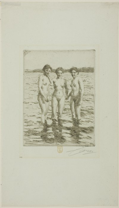 The Three Graces by Anders Leonard Zorn