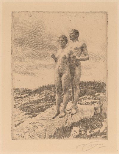 The Two by Anders Leonard Zorn