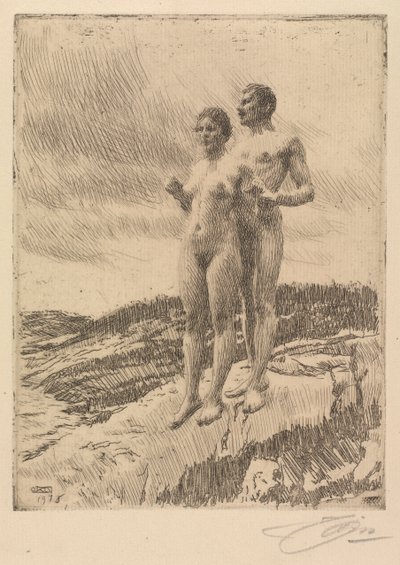 The Two by Anders Leonard Zorn