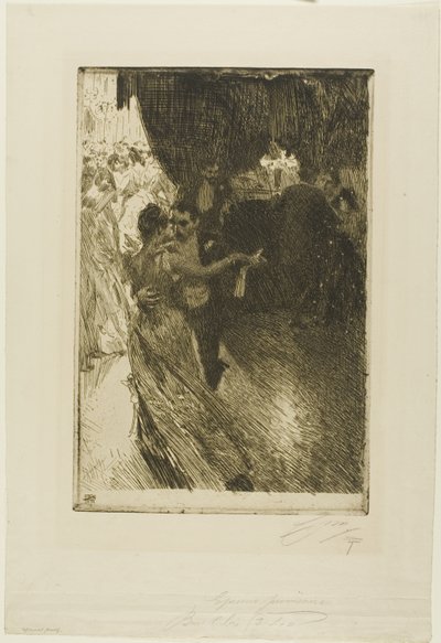 The Waltz by Anders Leonard Zorn