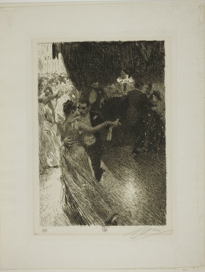 The Waltz by Anders Leonard Zorn