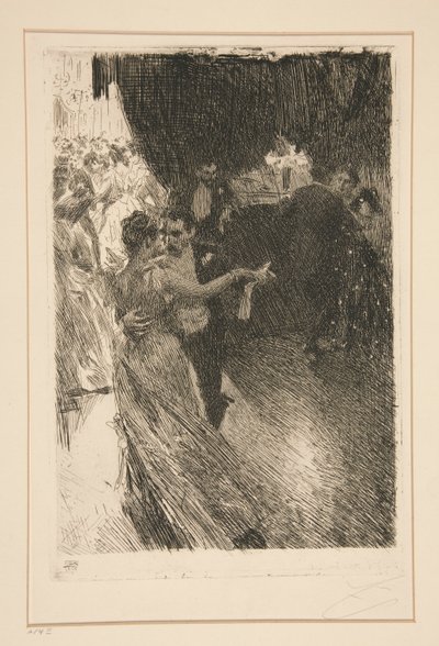 The Waltz by Anders Leonard Zorn