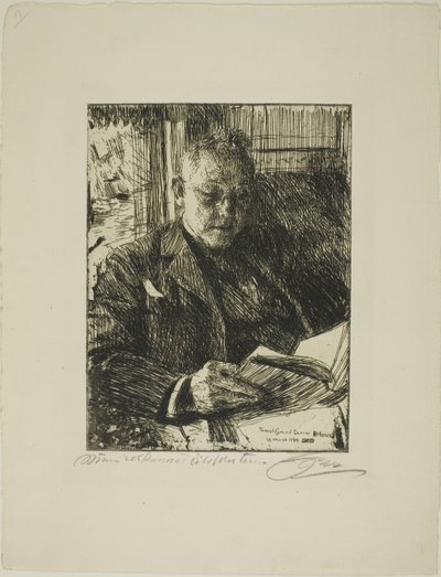 Travelling Companion (Mr. Ch. Deering) by Anders Leonard Zorn