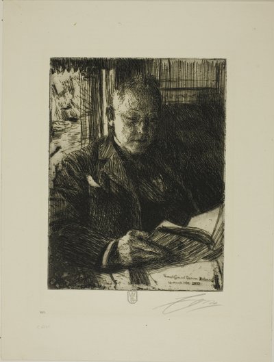 Travelling Companion (Mr. Ch. Deering) by Anders Leonard Zorn