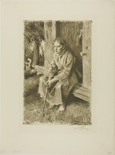 Shepherdess by Anders Leonard Zorn
