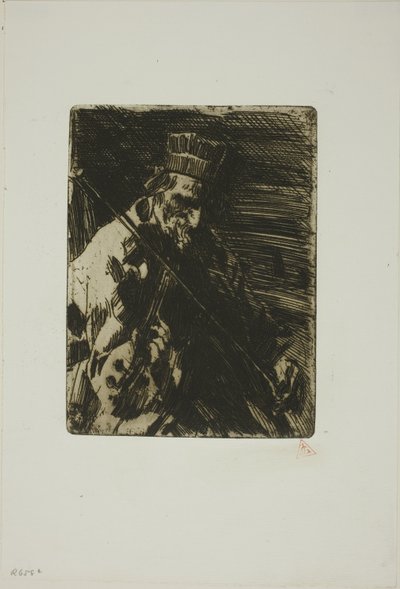 Village Violinist by Anders Leonard Zorn