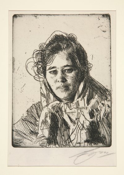 Young Girl from Mora (Krakberg) by Anders Leonard Zorn