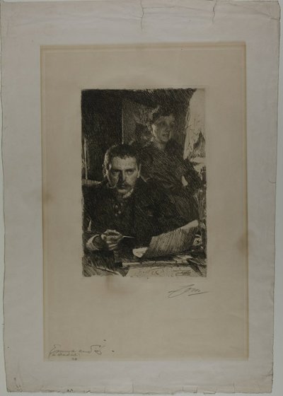 Zorn and His Wife by Anders Leonard Zorn