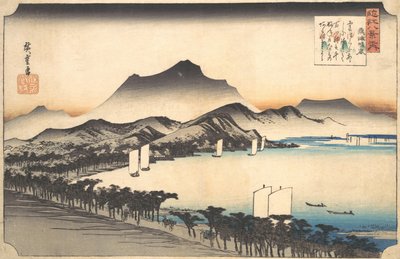 Clearing Weather at Awazu by Ando Hiroshige