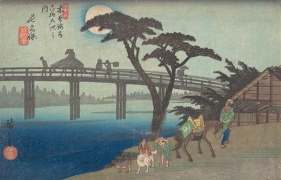 Nagakubo Station No. 28 by Ando Hiroshige
