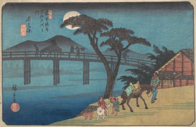 Nagakubo Station, ca. 1836 by Ando Hiroshige