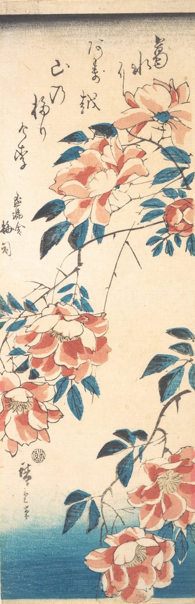 Rose by Ando Hiroshige