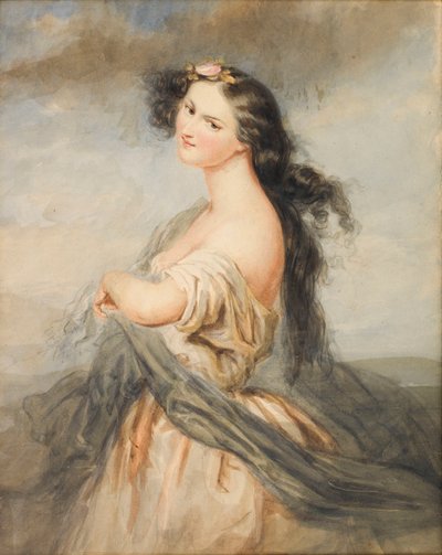 Portrait of Juliette Drouet, 1806-1883 by André Charles Voillemot