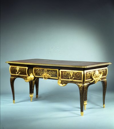 Louis XIV bureau plat by Andre Charles Boulle