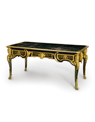 Louis XV bureau plat by Andre Charles Boulle