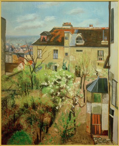 The Garden of the House of Utrillo by Andre Utter