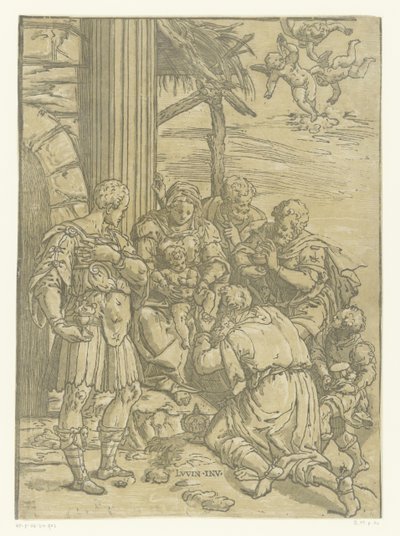 Adoration of the Kings by Andrea Andreani