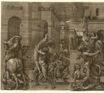 Rape of the Sabine Women by Andrea Andreani