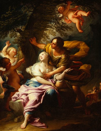 Angelica and Medoro by Andrea Casali