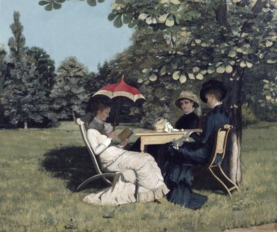 Women Around the Garden Table by Andrea Gram