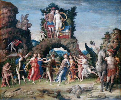 Parnassus by Andrea Mantegna