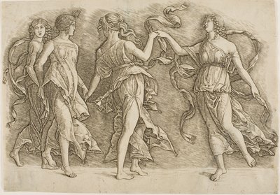 Four Women Dancing by Andrea Mantegna