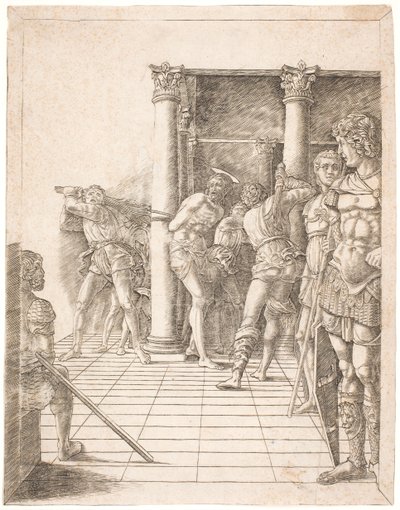 Christ Being Whipped by Andrea Mantegna