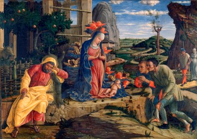 The Adoration of the Shepherds by Andrea Mantegna