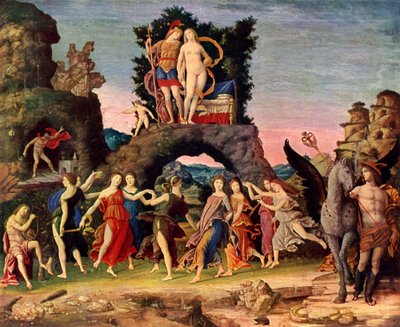 The Parnassus: Mars and Venus, 1497 by Andrea Mantegna