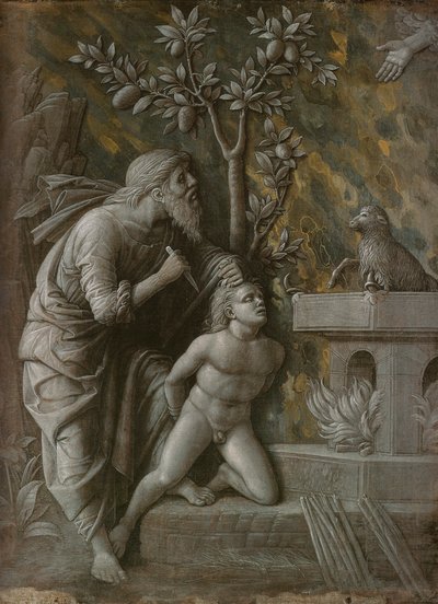 The Sacrifice of Isaac by Andrea Mantegna