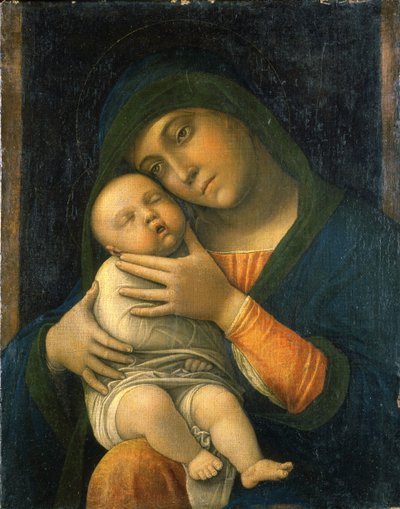 The Virgin and Child by Andrea Mantegna