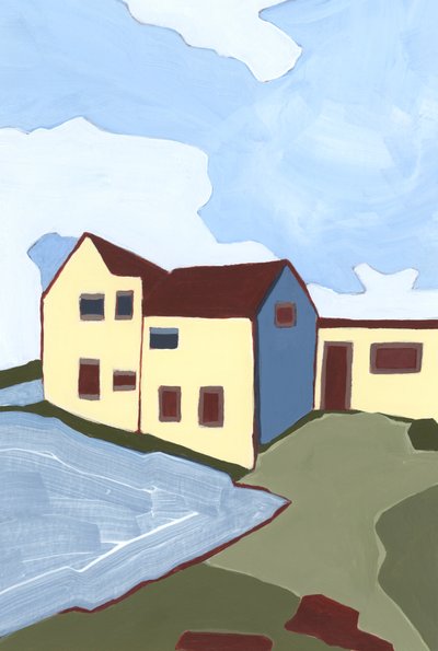 Haunted houses by Andrea Mejia