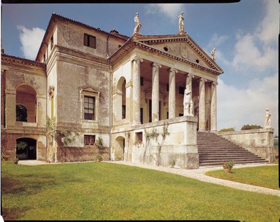 View of the facade by Andrea Palladio