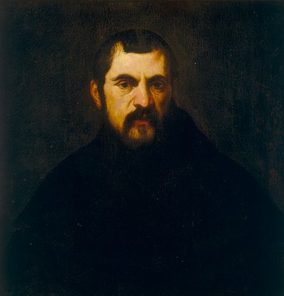 Portrait of a Franciscan by Andrea Schiavone