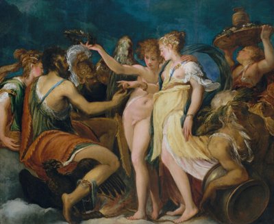 The Marriage of Cupid and Psyche by Andrea Schiavone