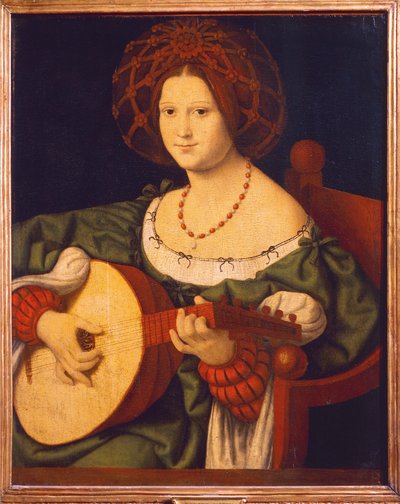 The Lute Player by Andrea Solario