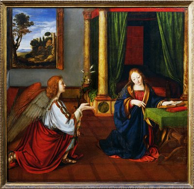 The Annunciation by Andrea Solario