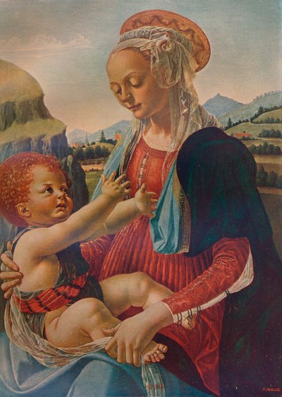 Virgin and Child, c1470 by Andrea del Verrocchio
