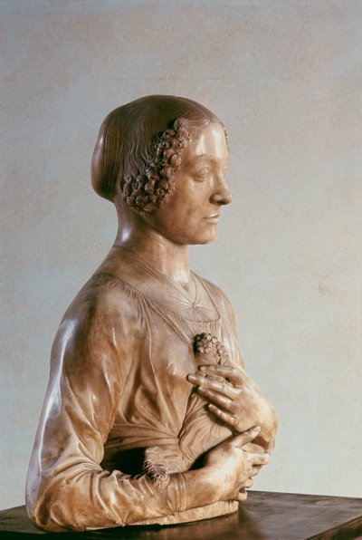 Woman with a Bouquet by Andrea del Verrocchio