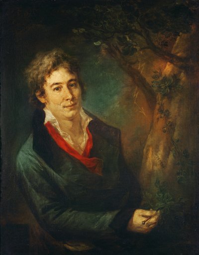 Portrait of Ugo Foscolo by Andrea the Elder Appiani