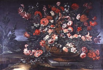 Still Life of Flowers by Andrea the Elder Scacciati